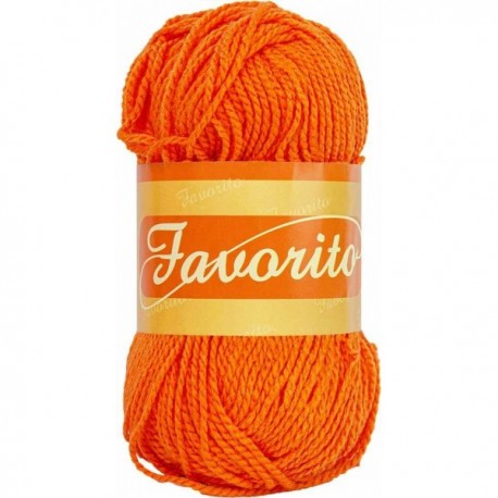 Estambre Favorito 50 gr 125 m Naranja