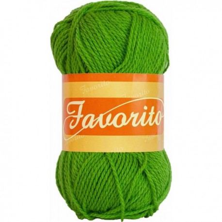 Estambre Favorito 50 gr 125 m Verde Perico