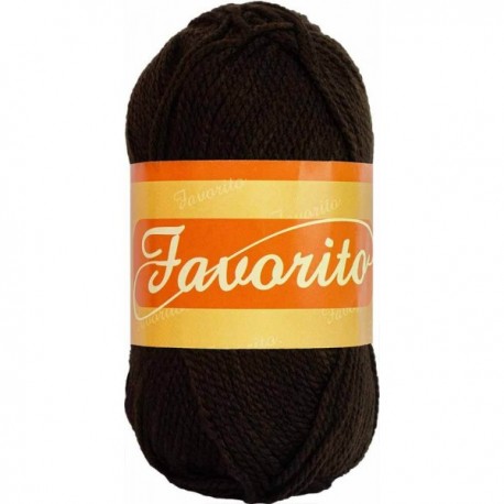 Estambre Favorito 50 gr 125 m Café Oscuro